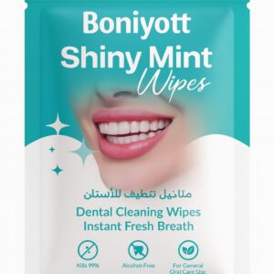 Boniyott Shiny Mint Wipes (Diş Temizleme Mendili)
